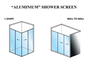 Shower Screen Aluminium