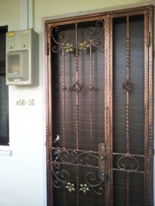 wrought iron gate