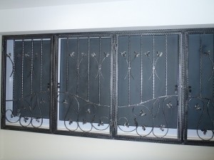 wrought iron grilles