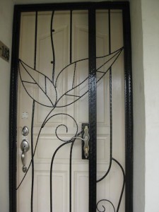 wrought iron gate